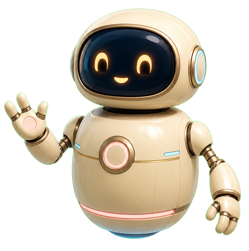 Milo, a friendly hovering giving guide